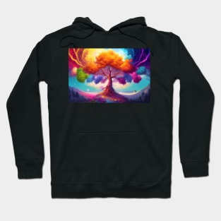 Colorful tree of life Hoodie